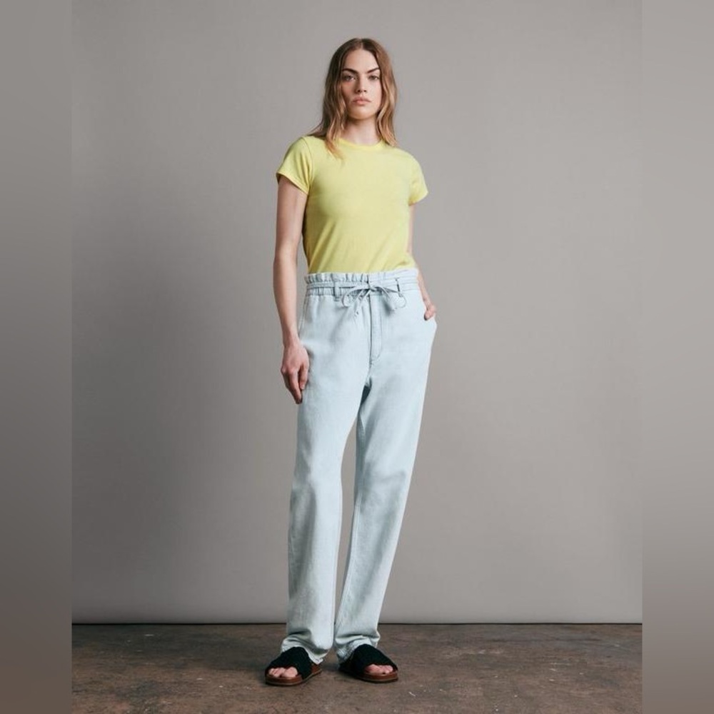Rag & Bone Tie Cotton Linen Pant size 31